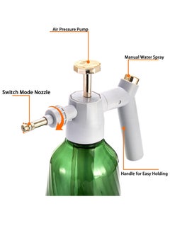 Excefore Deluxe 1 Pack Pump Sprayer Set - Adjustable Nozzle, 1.5L Plastic Hand Pump Pressure Water Perfect for Your Garden and Car Detailing Needs Lawn (Green)  - Image 4