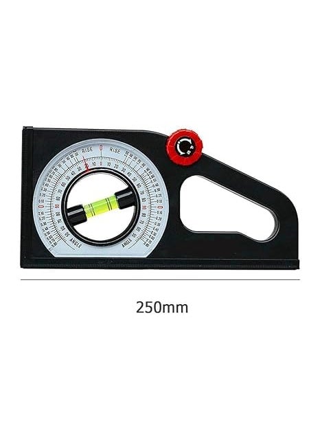 ISC ISC Magnetic Slope Measuring Bevel Angle Level 25cm Engineers Precision Declinometer Gauge Tool MultiFunction Protractor for Slope Horizontal Vertical Measurements  - Image 4