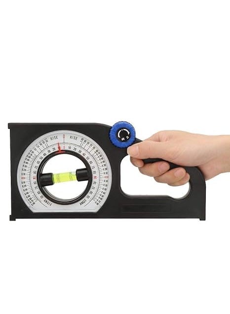 ISC ISC Magnetic Slope Measuring Bevel Angle Level 25cm Engineers Precision Declinometer Gauge Tool MultiFunction Protractor for Slope Horizontal Vertical Measurements  - Image 2