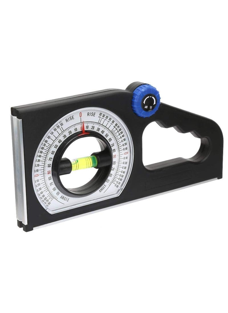 ISC ISC Magnetic Slope Measuring Bevel Angle Level 25cm Engineers Precision Declinometer Gauge Tool MultiFunction Protractor for Slope Horizontal Vertical Measurements  - Image 1