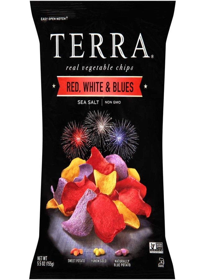 Terra رقائق الخضار تيرا، حمراء، بيضاء وزرقاء، ملح البحر، 5.5 أونصة - Image 1