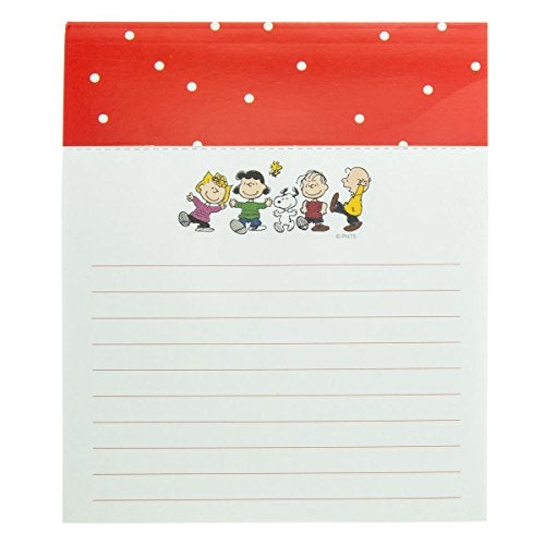 Graphique Peanuts Gang Jotter Notepad Pad of Paper w 250 Tearable Ruled Pages Featuring Cute Snoopy and Gang Design Great for Kitchen Counters Nightstands Desks and More 45 x 55 x 1 - Image 1