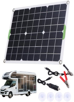 18W 12V Portable Solar Panel - High Efficiency Solar Charger with 5V USB 12V DC Output - Portable High Efficiency Solar Panel Charger for Home, Vehicle - pzsku/ZD6DCE07FF79EE910B58CZ/45/_/1735973703/e75f3378-ae19-4a5b-9ae0-20733d74ae90