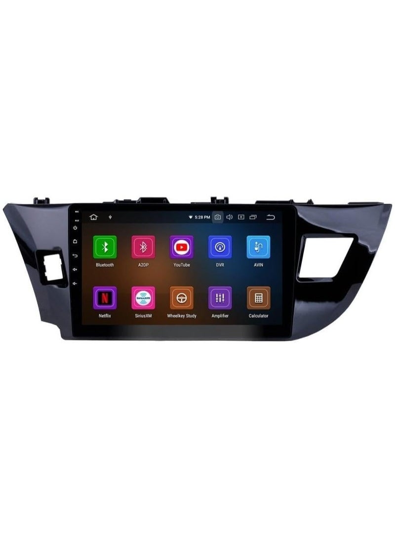 SHEZA STAR Android USA Version Car Stereo for Toyota Corolla 2014-2016 4GB RAM 64GB ROM Support Carplay, M-Link Wi-Fi BT, Radio GPS, 10 Inch IPS Touch Screen with AHD Camera Included - Image 1