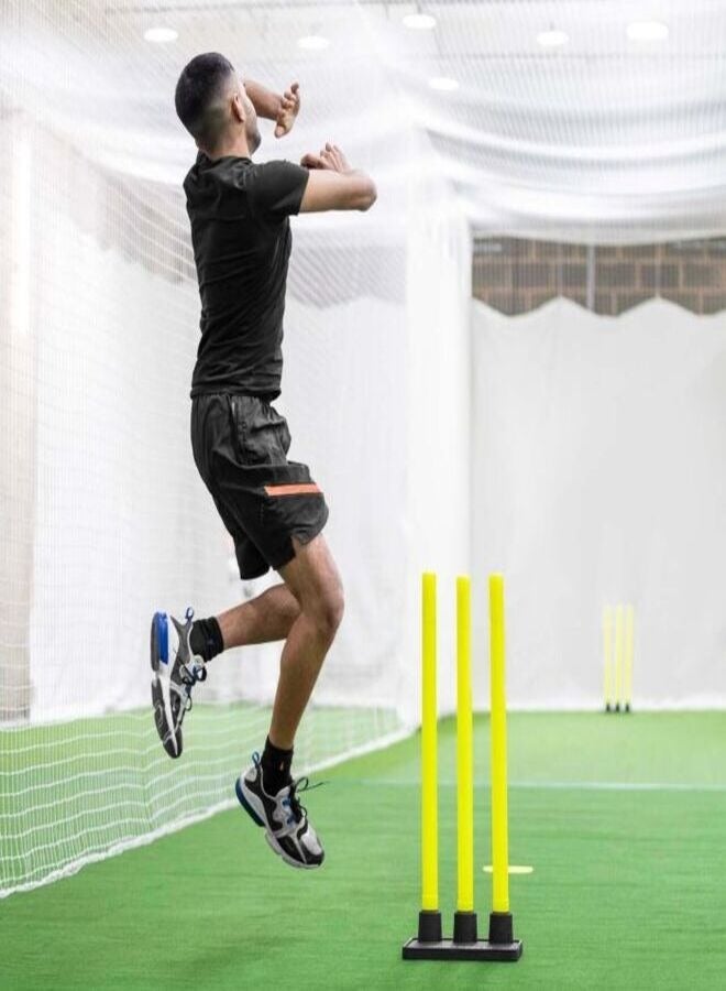 Generic "Durable Plastic Cricket Stump and Wicket Set with High-Grade Rubber Stand"  - Image 5