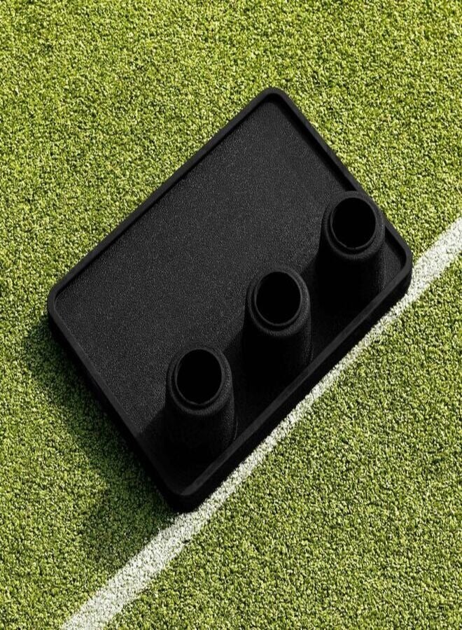 Generic "Durable Plastic Cricket Stump and Wicket Set with High-Grade Rubber Stand"  - Image 2