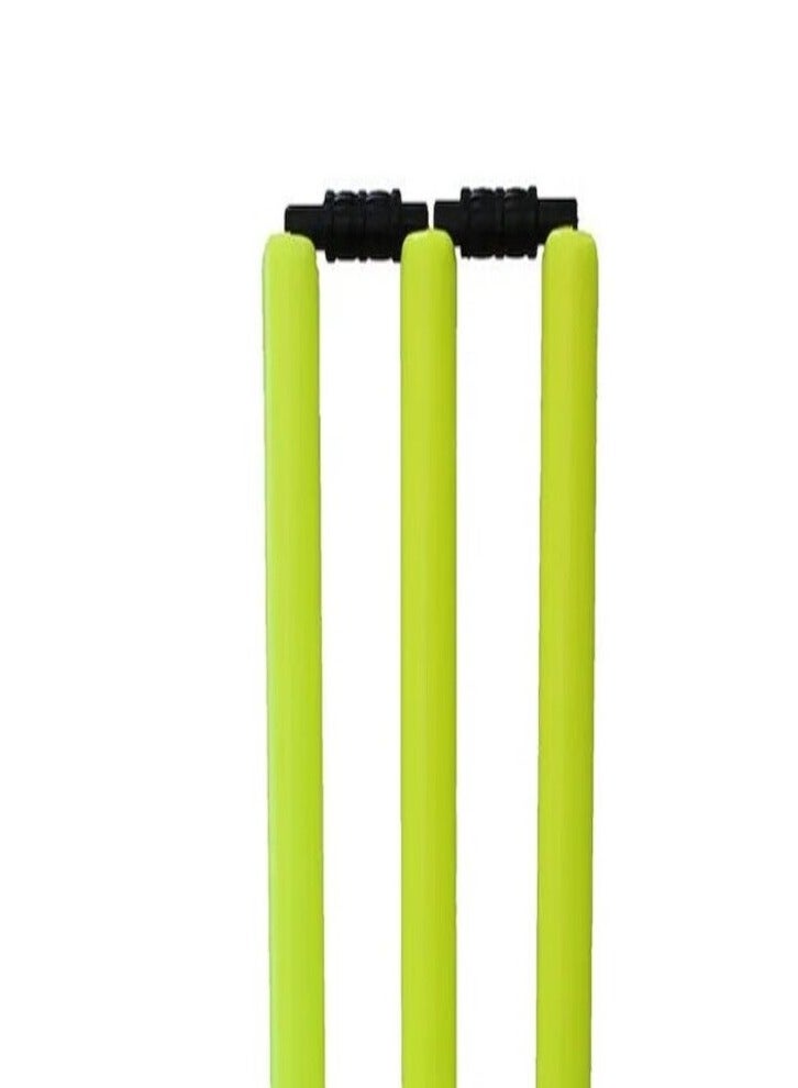 Generic "Durable Plastic Cricket Stump and Wicket Set with High-Grade Rubber Stand"  - Image 4