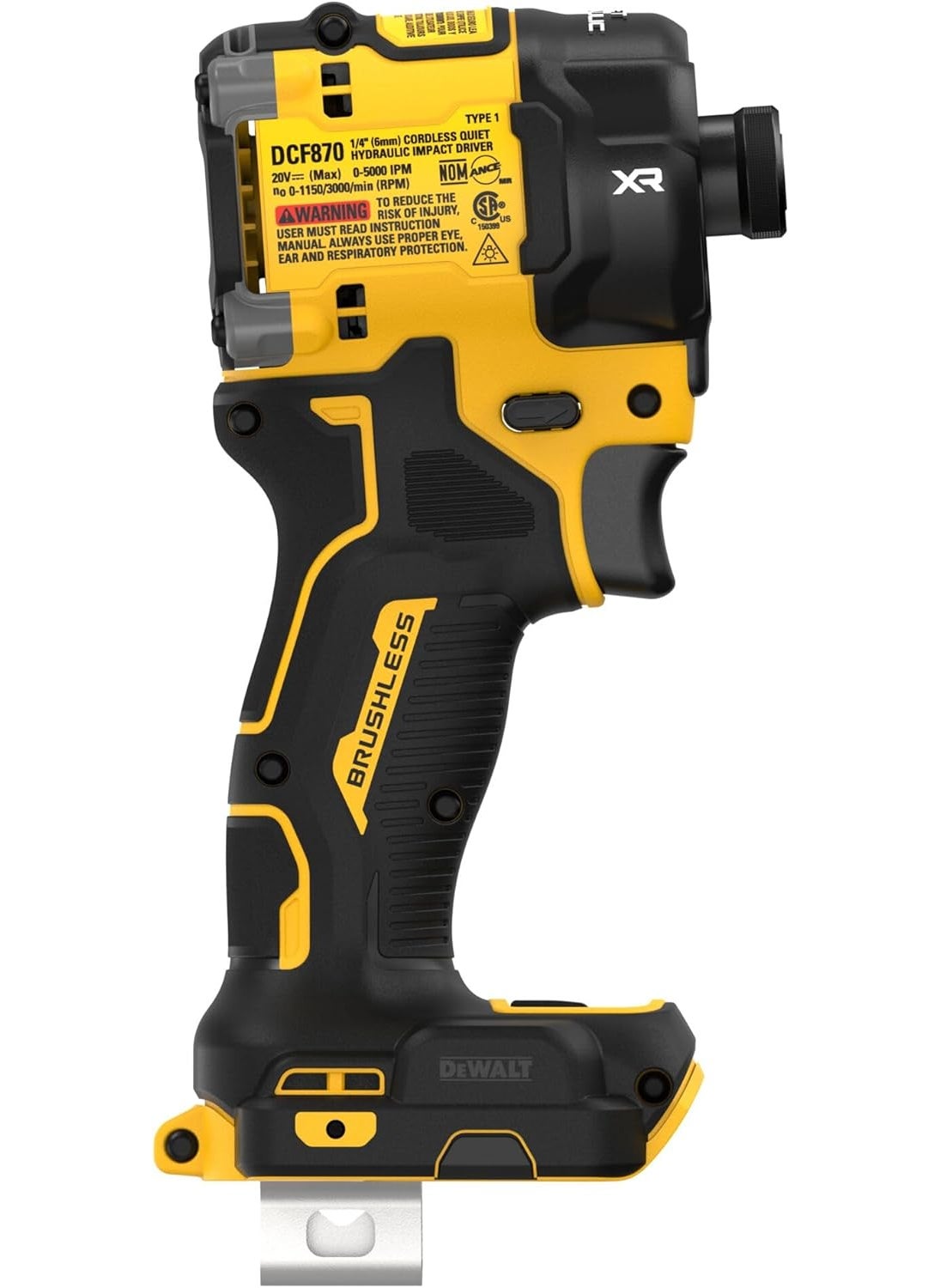 DEWALT DEWALT 20V MAX XR 14 Inch Cordless Quiet Hydraulic Impact Driver Bare Tool Only DCF870B  - Image 2