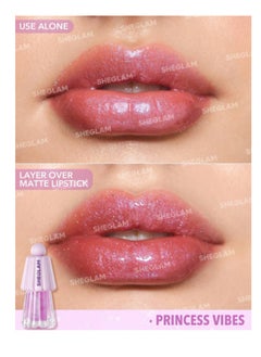 SHEGLAM Jelly Wow Hydrating Lip Oil-Princess Vibes  - Image 2