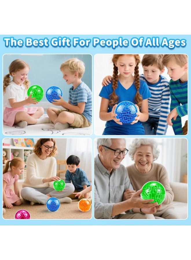 Hymaz 2 Pack 3D Puzzle Maze Ball Games, Memory Game Brain Teasers Mind Intellectual Reaction Speed Training Game for Kids Teens and Adults Gifts, Stocking Fillers for Teenage Boys Girls (Blue+Green) - Image 4
