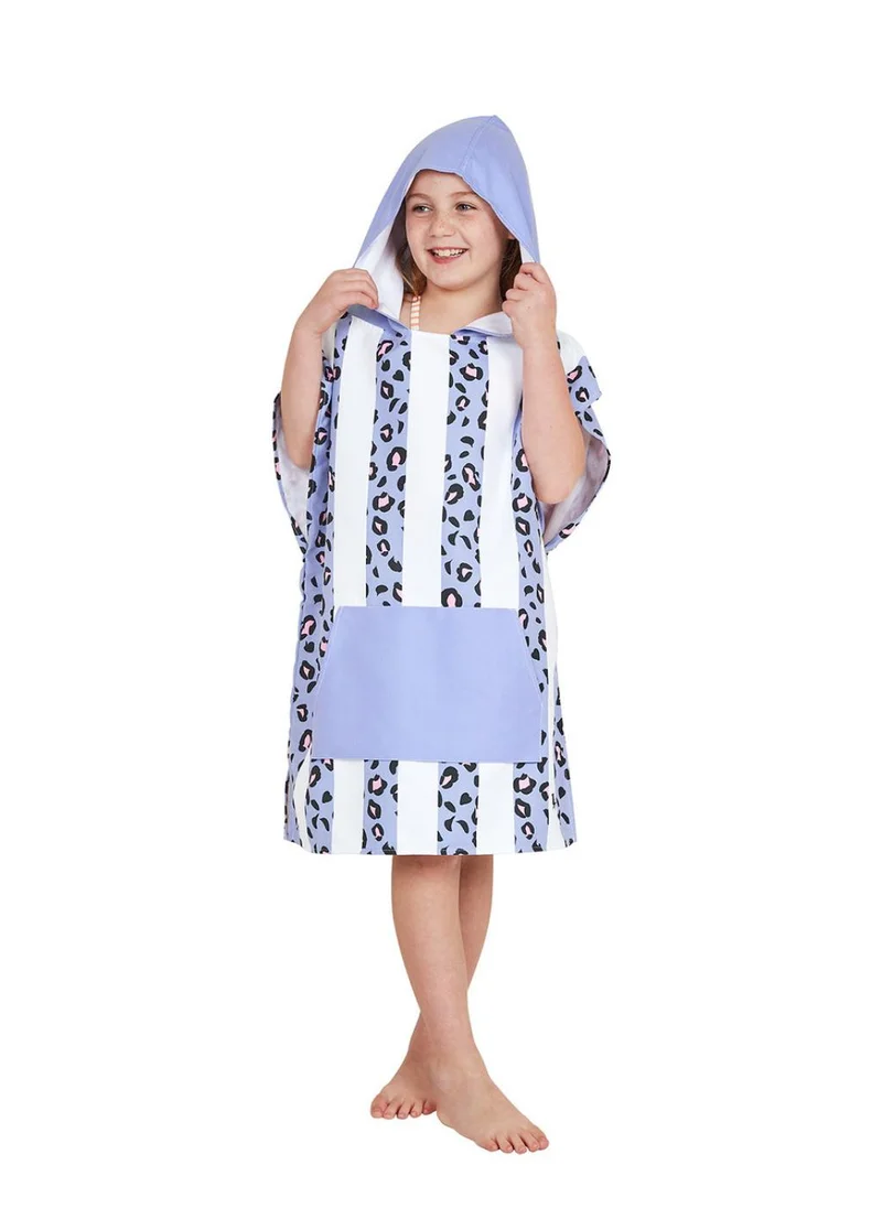 Dock & Bay Poncho Kids - Lively Leopard