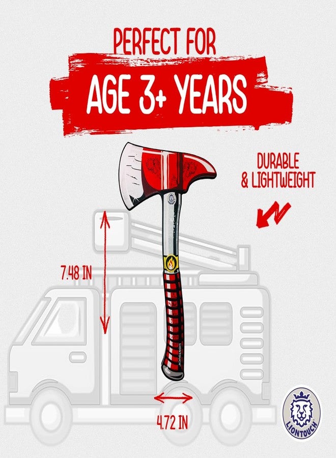Liontouch - Firefighter Hatchet | for Boys & Girls Aged 3-8 Years | Pretend Play Fireman Toy Axe in Safe & Durable Foam for Kids and Toddlers | Made for Safe and Educational Playing - Image 4