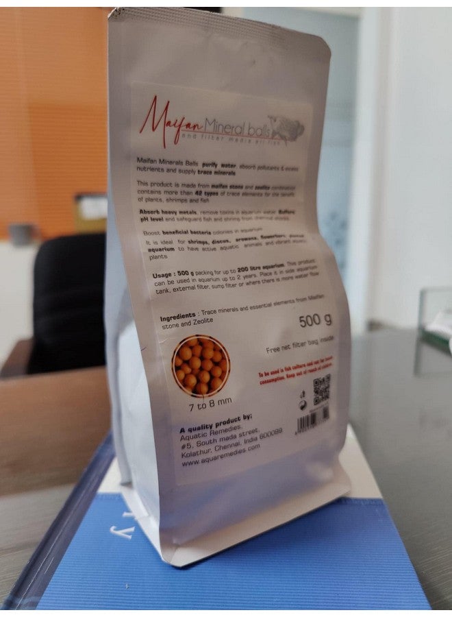 VAYINATO كرات معادن مايفان VAYINATO، 500 جرام لبركة الأسماك مع حقيبة فلتر شبكية مجانية - Image 5