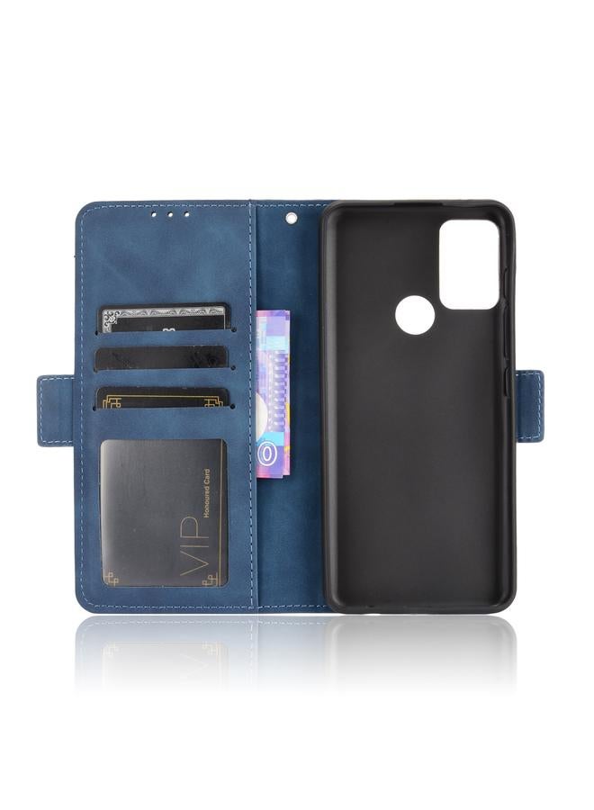 اس-توب جراب لهاتف Motorola Moto G50 مصنوع من الجلد بتصميم جلد العجل مع حامل وفتحات للبطاقات وإطار للصور - Image 4