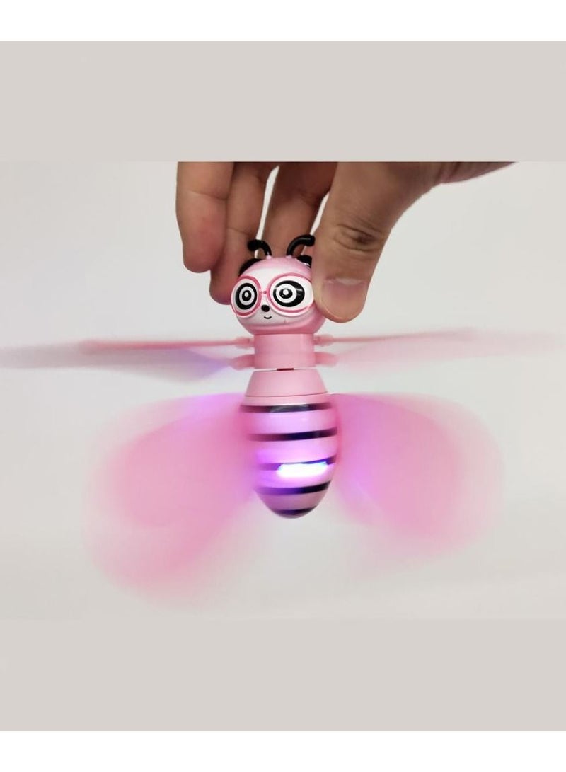 Drone Hand Controlled Helicopter Flying Toys PINK