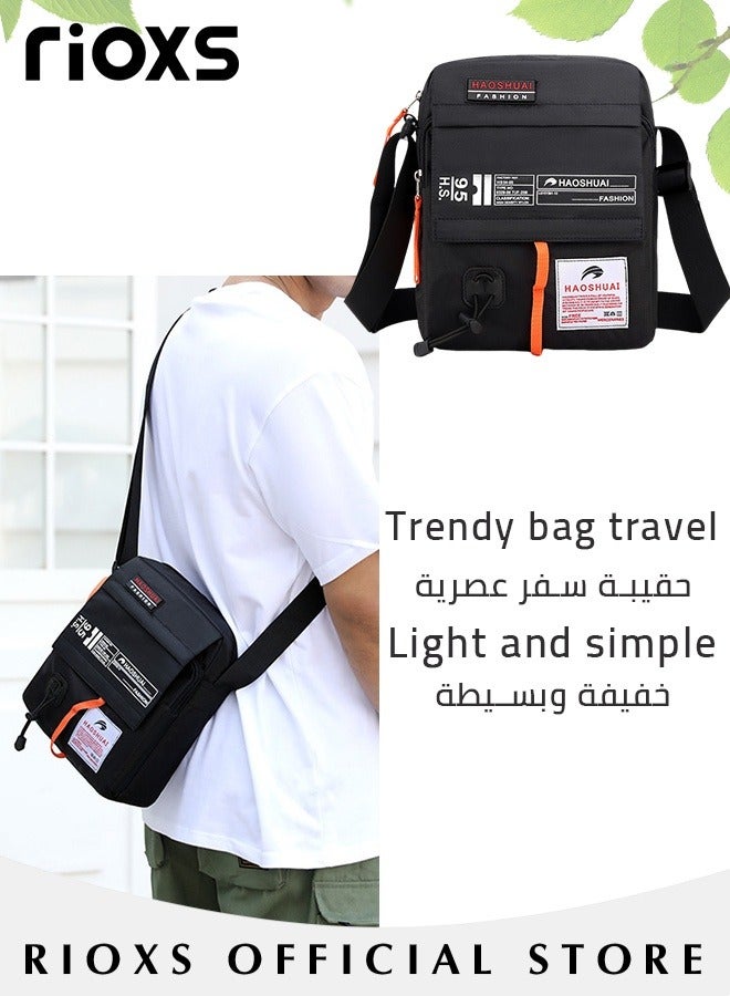 RIOXS Crossbody Sling Bag Body Chest Sling Shoulder Bag for Men Women Casual Shoulder Backpack Bag Lightweight Waterproof Daypack for Travel Hiking - Image 2