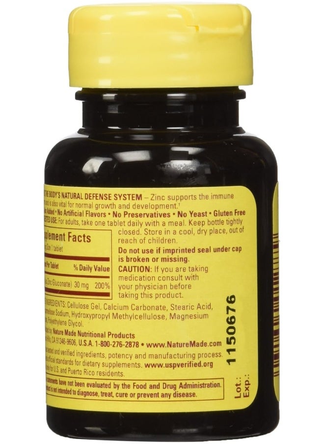 Nature Made - Zinc 30Mg 100 Tablets - Image 1