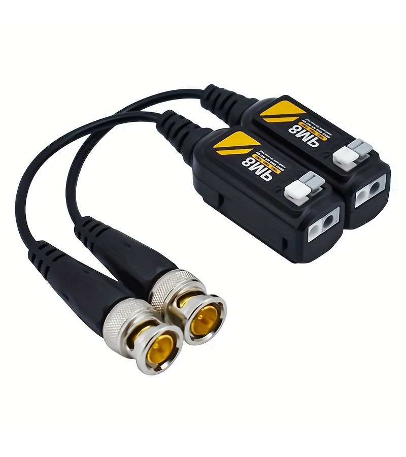 3 Pairs HD BNC Video Balun Transceiver for AHD Cameras Passive Twisted Pair - Image 3