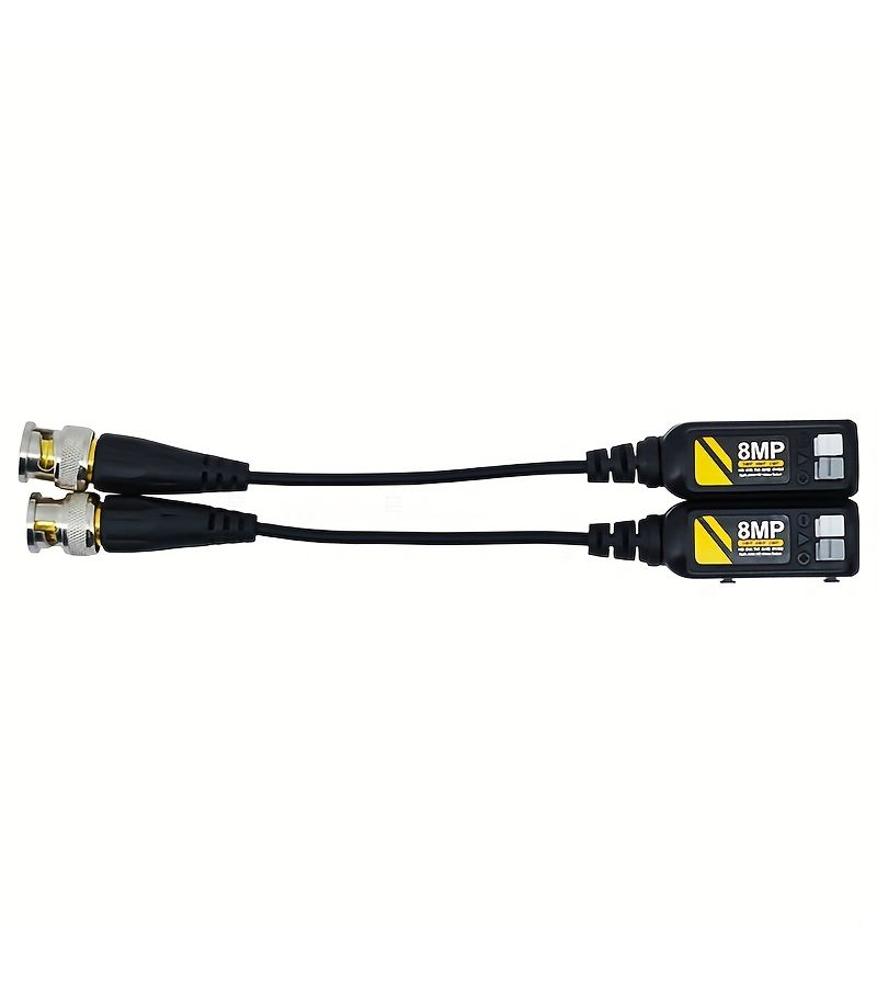 3 Pairs HD BNC Video Balun Transceiver for AHD Cameras Passive Twisted Pair - Image 5