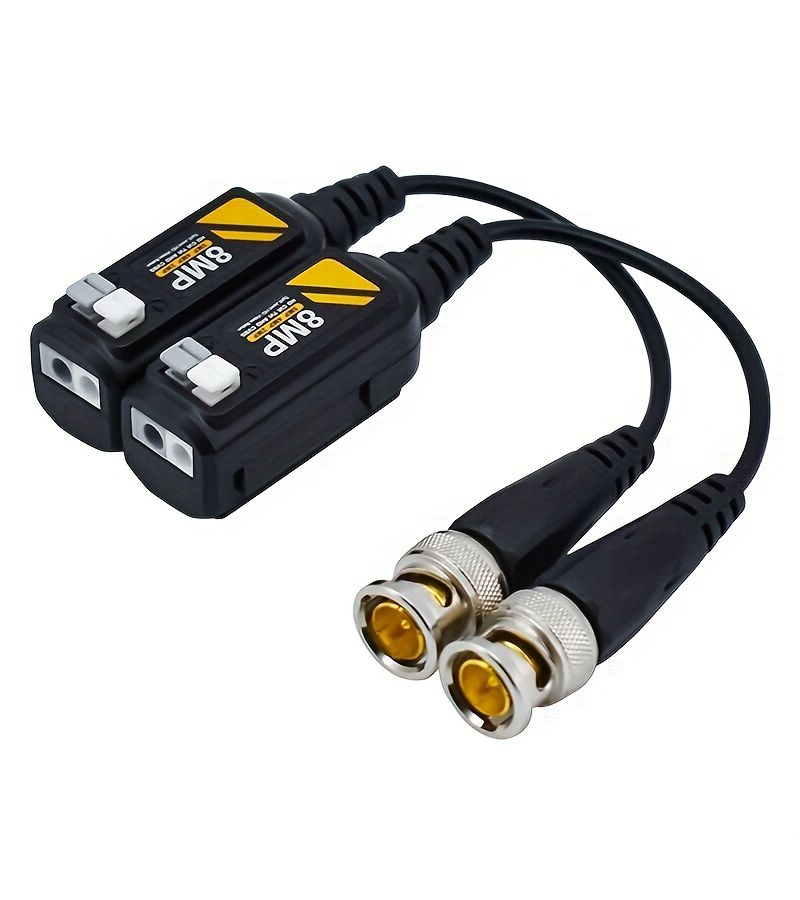 3 Pairs HD BNC Video Balun Transceiver for AHD Cameras Passive Twisted Pair - Image 4