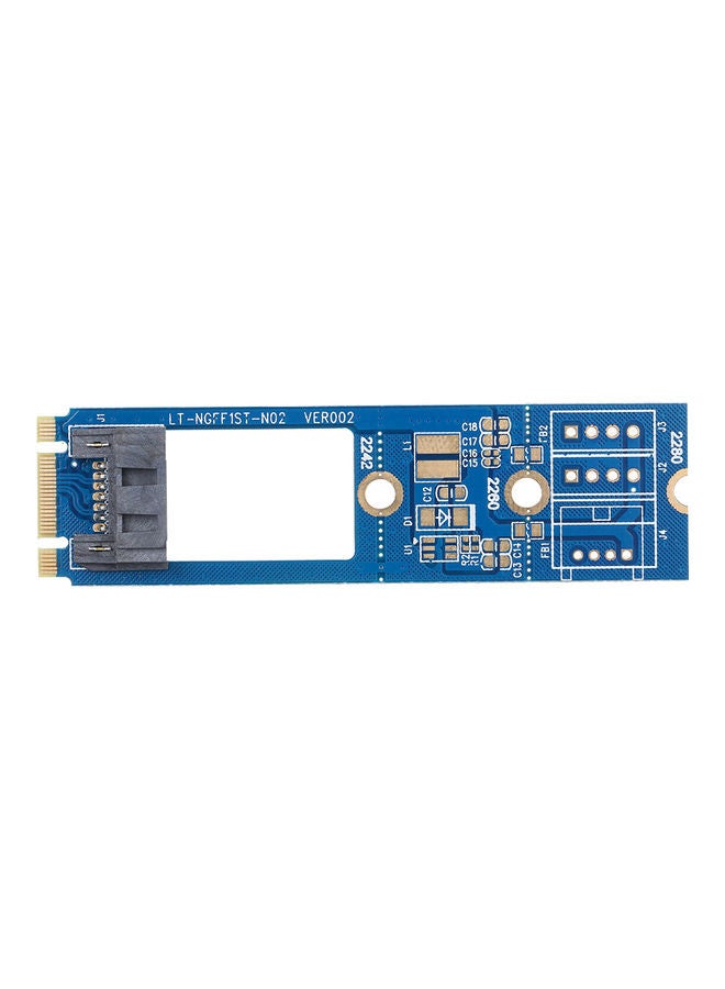 NIBEMINENT Ngff SATA To 7Pin Connector HDD SDD Converter Card Adapter Multicolour - Image 1