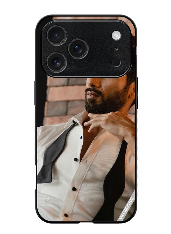 VR CREATIVE Protective Case Cover For Apple iPhone 17 Pro Max Bollywood Actor Shahid Kapoor Design Multicolour