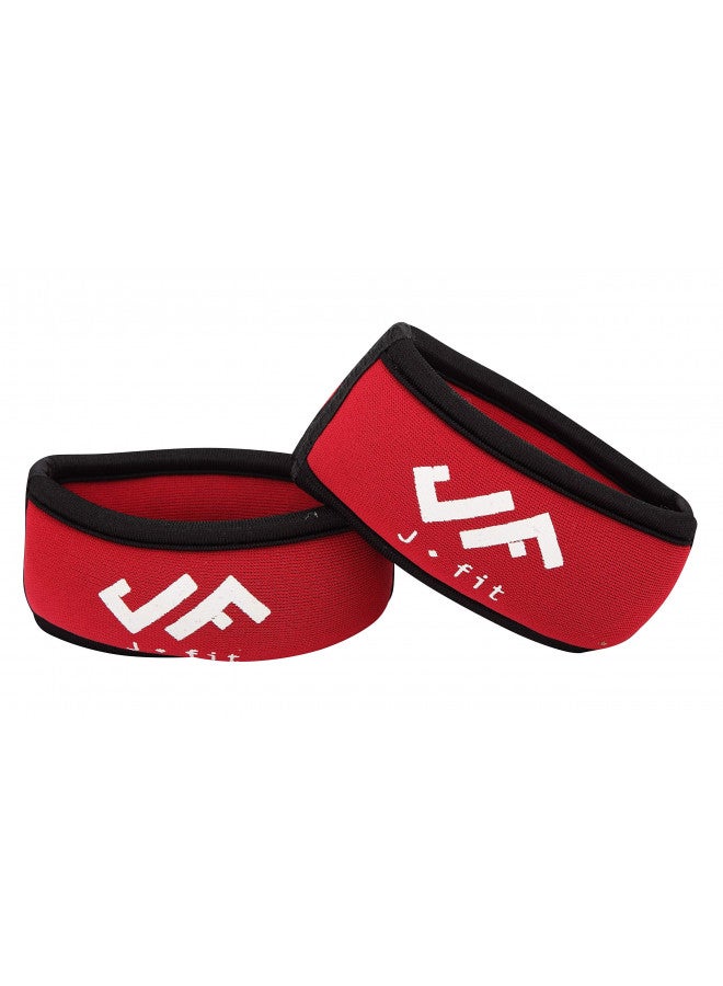 JFIT أوزان المعصم JFIT، مجموعة غير قابلة للتعديل من 2، 1 رطل لكل منها، صغيرة - Image 1
