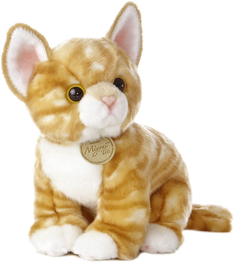 AuroraÂ® Adorable MiyoniÂ® Tots Orange Tabby Kitten Stuffed Animal - Lifelike Detail - Cherished Companionship - 10 Inches - Image 2