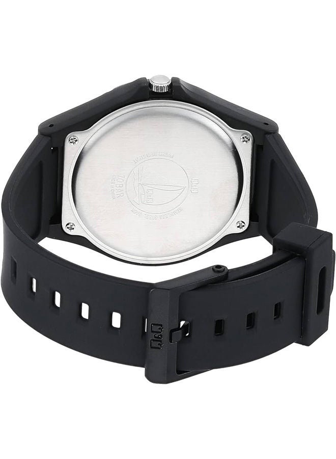 كيو آند كيو ساعة يد من المطاط بعقارب V04A-003VY - Image 2