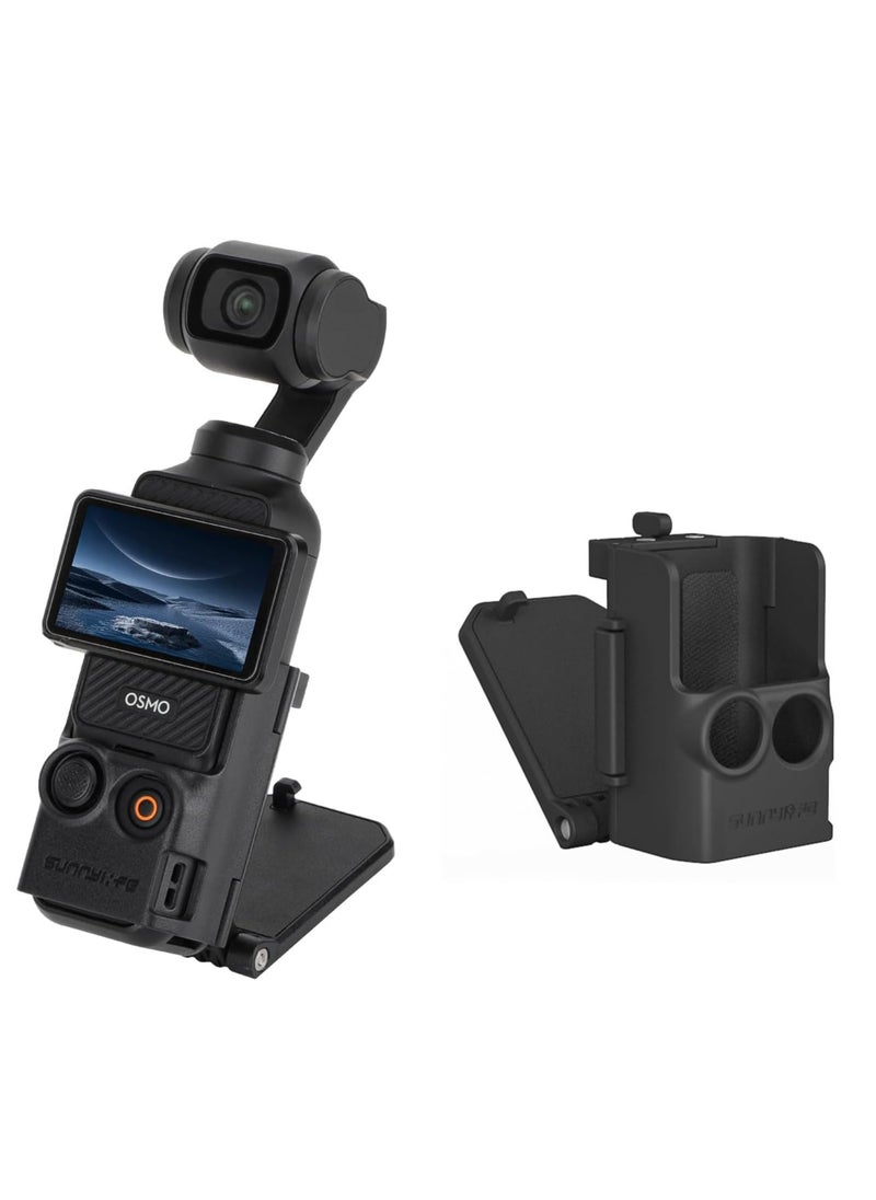 Sunnylife - Multifuctional Magnetic Bracket Mount Compatible with DJI OSMO Pocket 3 Expansion Adapter Magnet Steering Holder Bracket,DJI OSMO Pocket 3 Accessories - Image 1