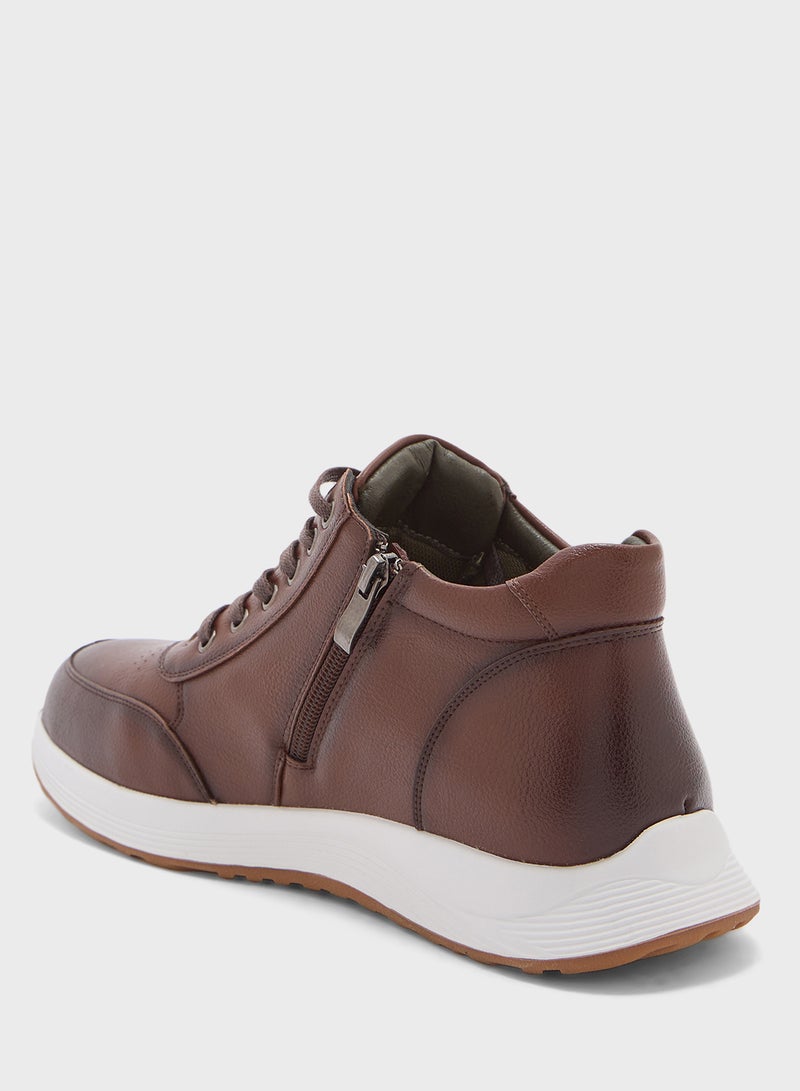 Robert Wood Smart Casual High Top Sneakers  - Image 3