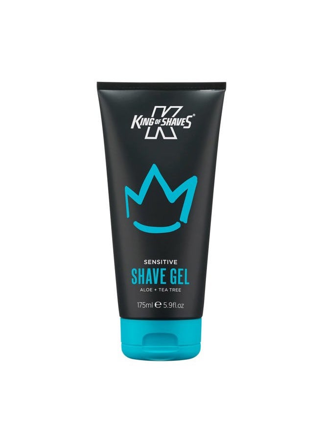 King of shaves Sensitve Shaving Gel, Low Foam for a Refreshing and Precise Shave 5.92 fl oz  - Image 1