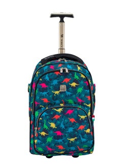 Wires 5 Piece Kids School Trolley Bag laptop compartment 2 Wheels With Lunch bag & Pencil Case  - Image 2