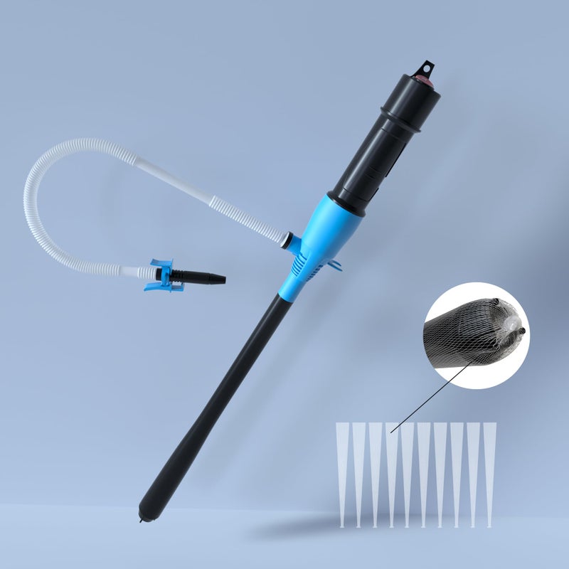 KJE Portable Battery Powered Operated Liquid Transfer Pump Gasoline Diesel Water Fuel MultiFunction Electric Siphon Pump 22 GPM Upgraded with Filter Bag and Clip - Image 2