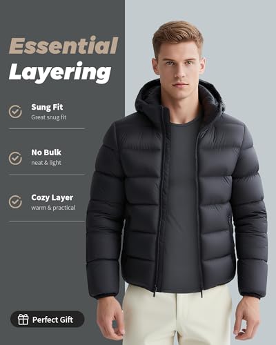 WEERTI Thermal Underwear for Men Long Johns with Fleece Lined Base Layer Men Cold Weather Top Bottom Charcoal - Image 4