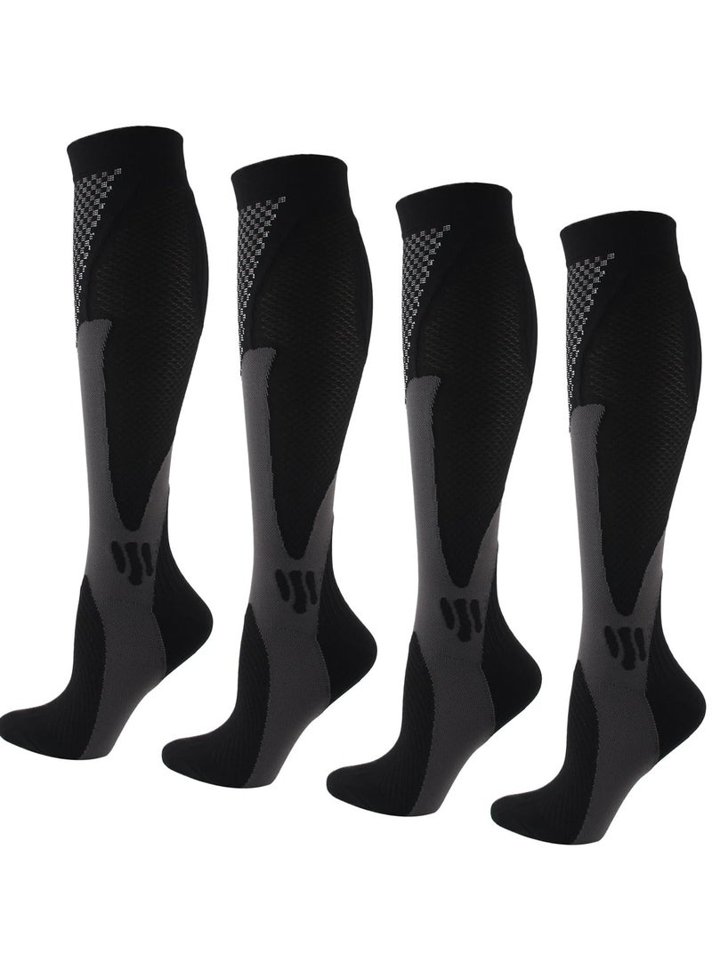 CMGTYYD. الجوارب الضاغطة للرجال، جوارب ضغط للرجال، جوارب ضغط للدوالي الوريدية المضادة للانسداد، جوارب ضغط للقدم المتورمة 2Pack - Image 1