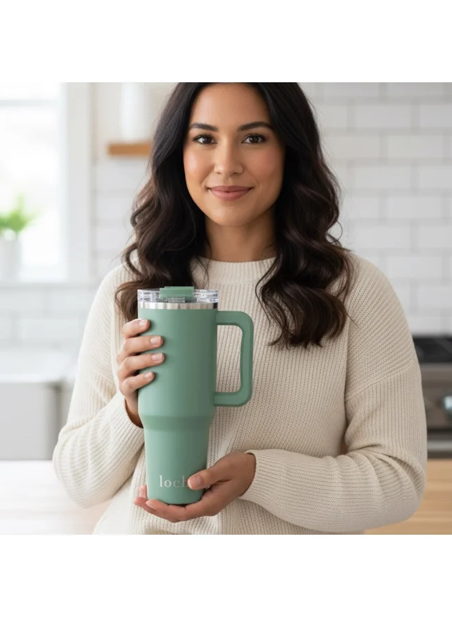 Loch  Ultimate Hydration Ocean Green with Handle  | Best Price UAE
