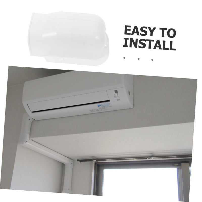 Decorative Duct Cover Kit For Air Conditioner Tubing Easy Installation Size 22X13X7CM - Image 4