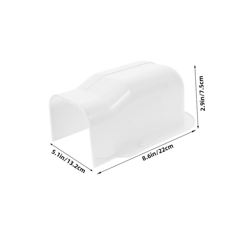 Decorative Duct Cover Kit For Air Conditioner Tubing Easy Installation Size 22X13X7CM - Image 3