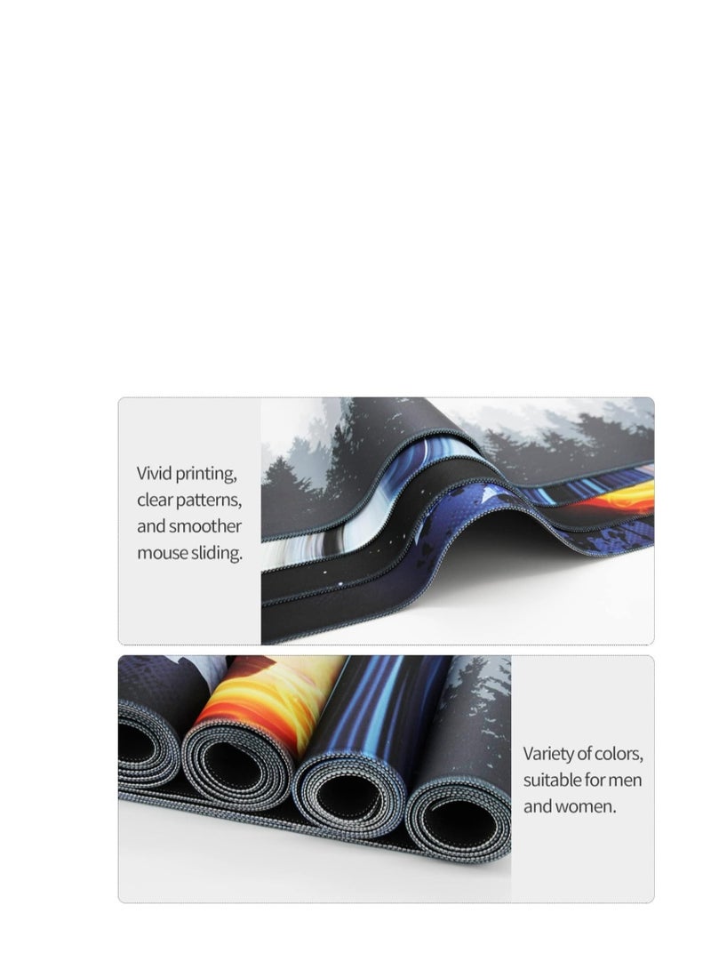 Y&D Large Mouse Pad Extended Gaming Mouse Pad Non-Slip Rubber Base Mouse pad Office Desk Mat Smooth Cloth Surface Keyboard Mouse Pads for Computers 800 X300 X 3mm - Image 3