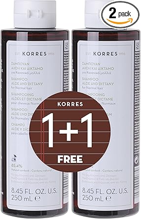 KORRES Korres Aloe Dittany Shampoo For Normal Hair 11 Value Set