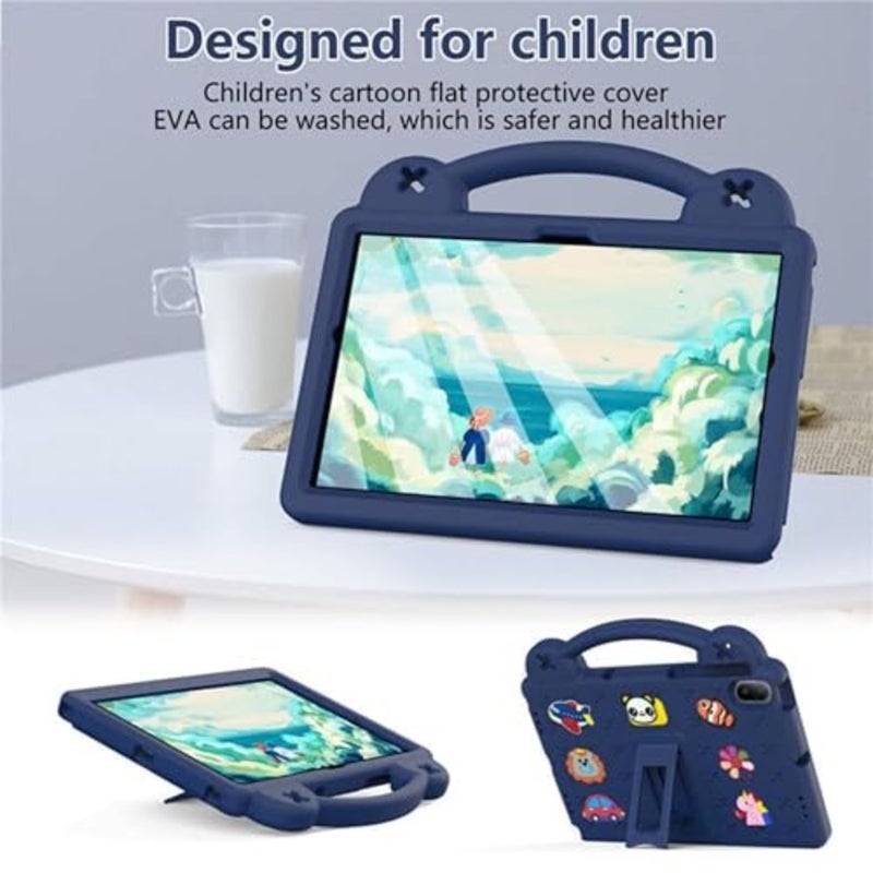 حافظة لهاتف Huawei MatePad SE 11 2024: مادة EVA خفيفة الوزن مقاومة للصدمات، وردي فاتح، حماية لكامل الجسم مع حامل مقبض وحزام كتف - Image 2