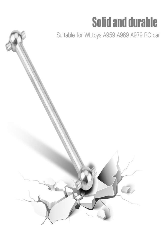 Dilwe RC Car Drive Shaft, 2Pcs Metal Dog Bone Drive Shaft for WLtoys A959 A969 A979 RC Car Upgrade Accessory Parts - Image 4