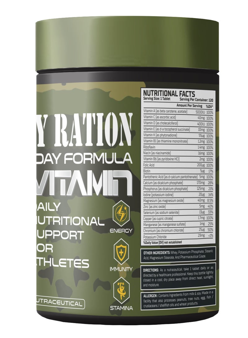 وارزون ديلي راشن لدعم الفيتامينات من Warzone – مكمل غذائي لدعم الصحة العامة - Image 3