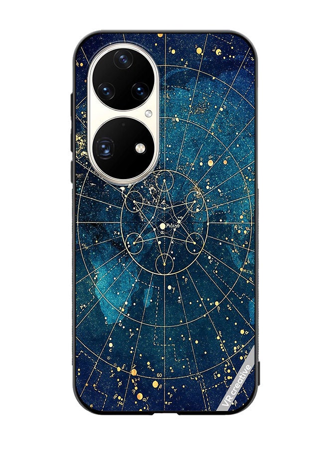 VR CREATIVE Protective Case Cover For Huawei P50 Pro Zodic And Astrology Design Design Multicolour - Image 1