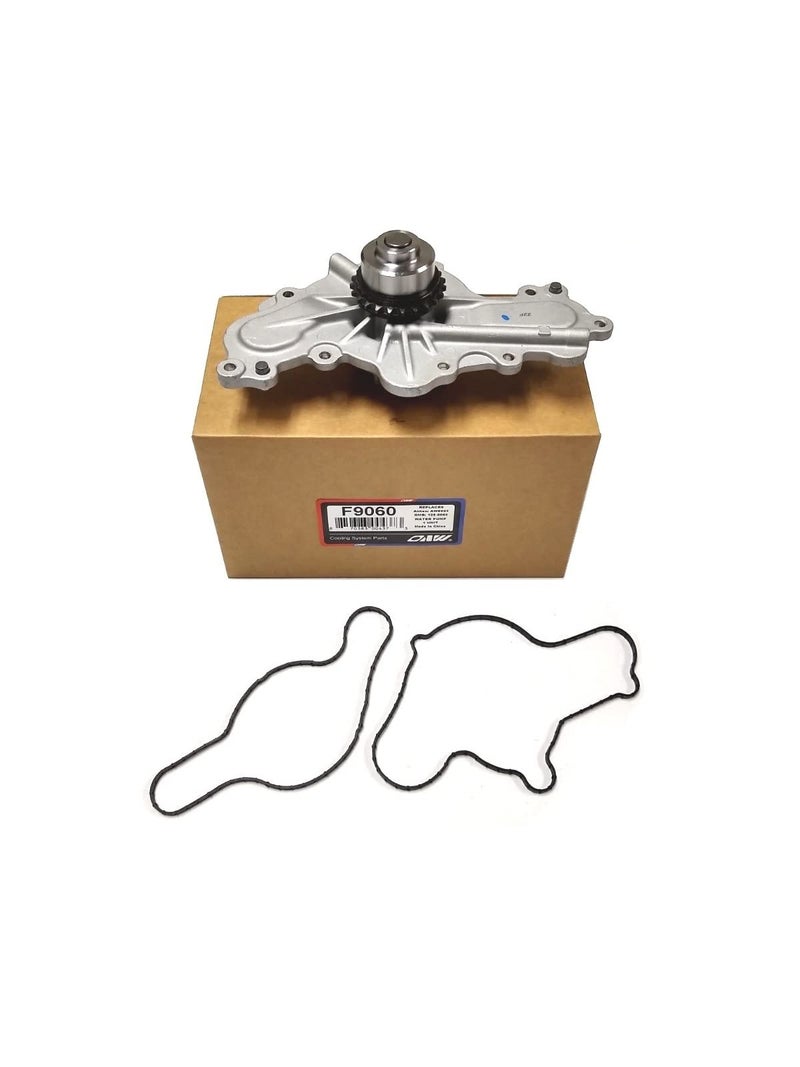 OAW F9060 Engine Water Pump Single Sprocket Replaces 35lV6 37LV6 on 0710 Ford Edge Lincoln MKX 0910 Flex 1012 Fusion 0812 Taurus 0910 MKS 0712 MKZ 0911 Mazda 6 0711 CX9