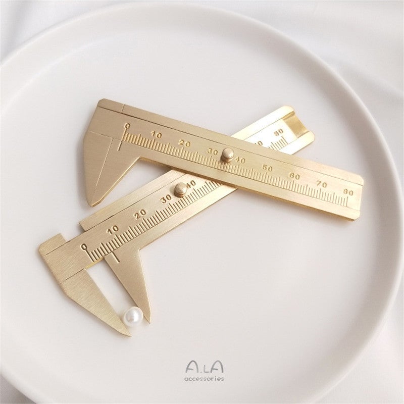 Mini Copper Caliper Jewelry High-Precision Digital 80mm pure copper caliper 1 