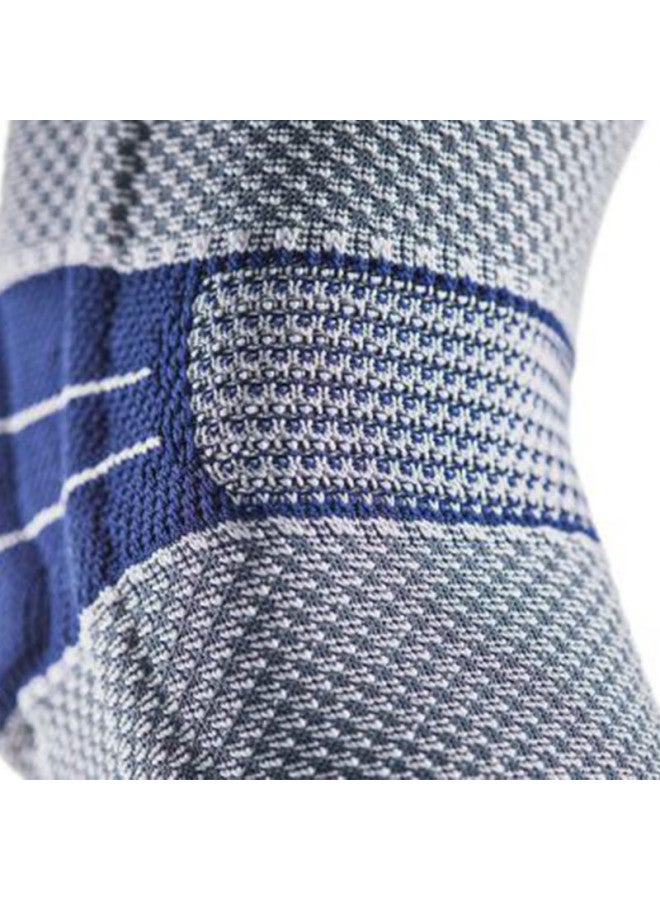 Bauerfeind German Original 7 Size Sports Knee Brace, Basketball Running Professional Protective Gear Genutrain Silver Titanium Black, Single Pack - Image 4