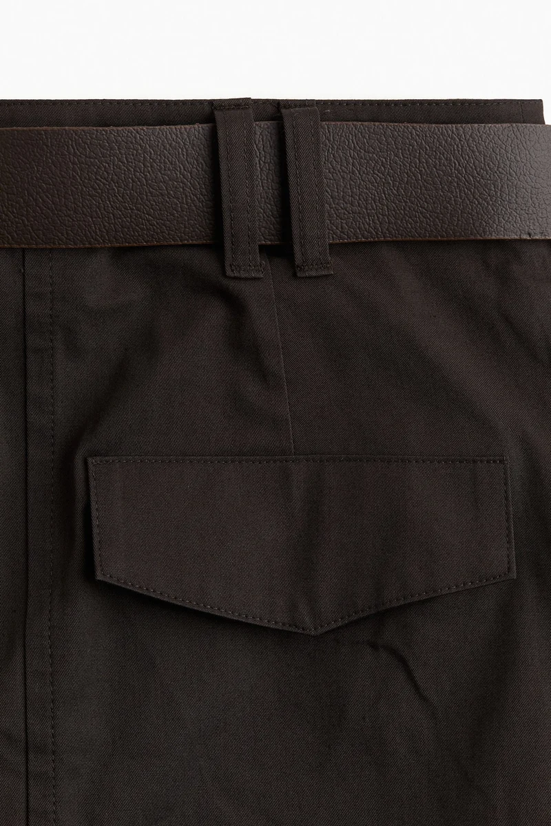 H&M Belted Utility Skirt