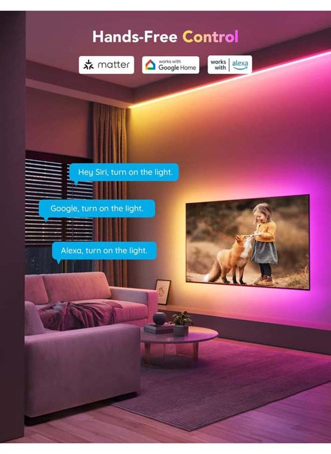 Govee Govee RGBIC LED Strip Lights 5m (H61E1) 36 Watt Multicolor  - Image 2